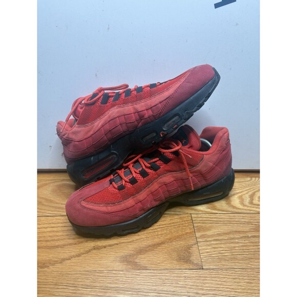 Size 12 - Men’s Nike Air Max 95 OG Habanero Red Black Sneakers Shoes AT2865-600 main image 6